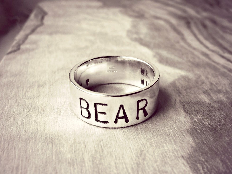 Thumbnail: MIGHTY - super duper Sterling Silver statement ring