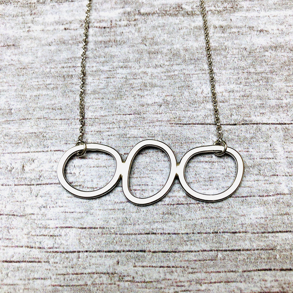 Thumbnail: Stepping Stones - wonderfully wonky necklace