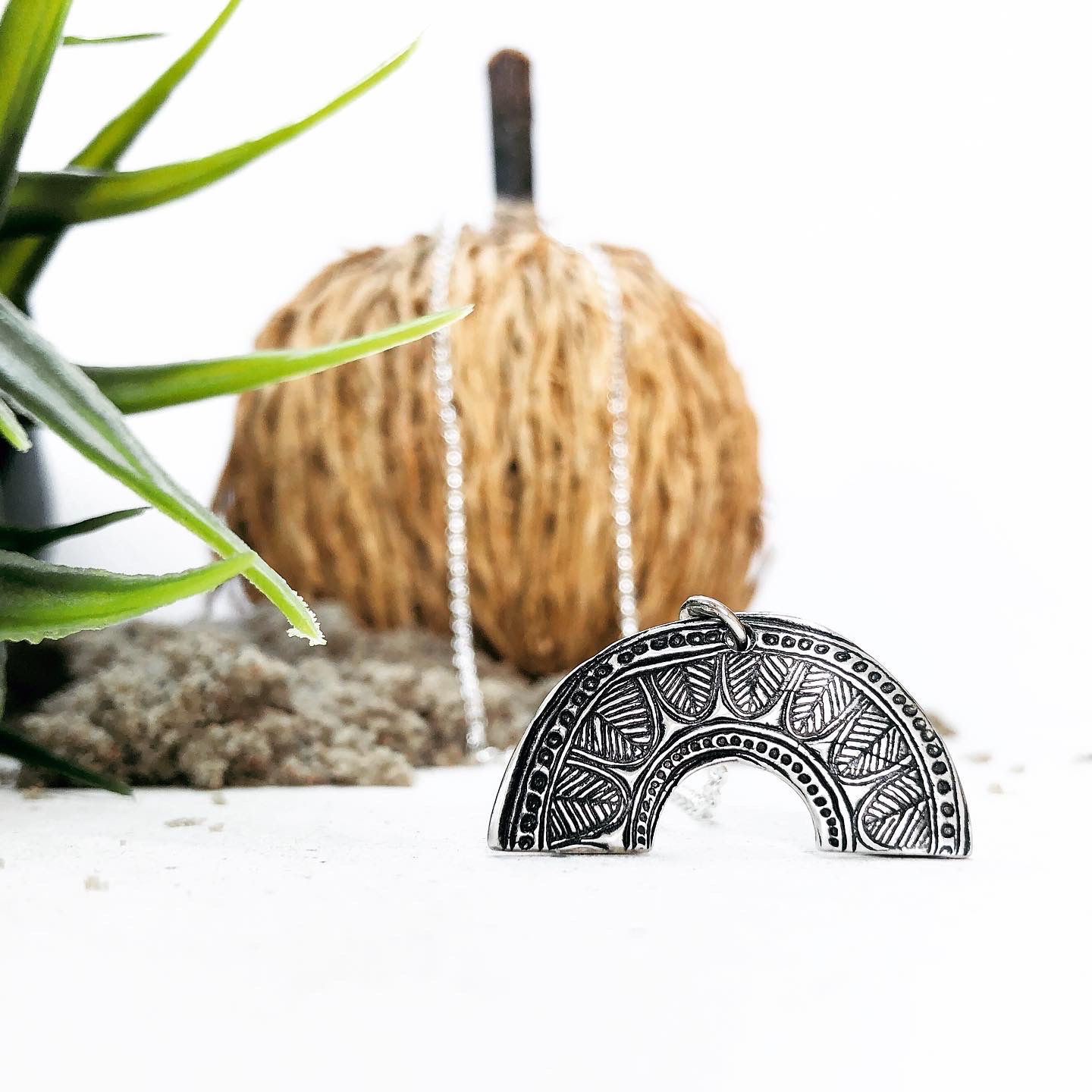 'Cozamalotl' - Aztec inspired rainbow necklace