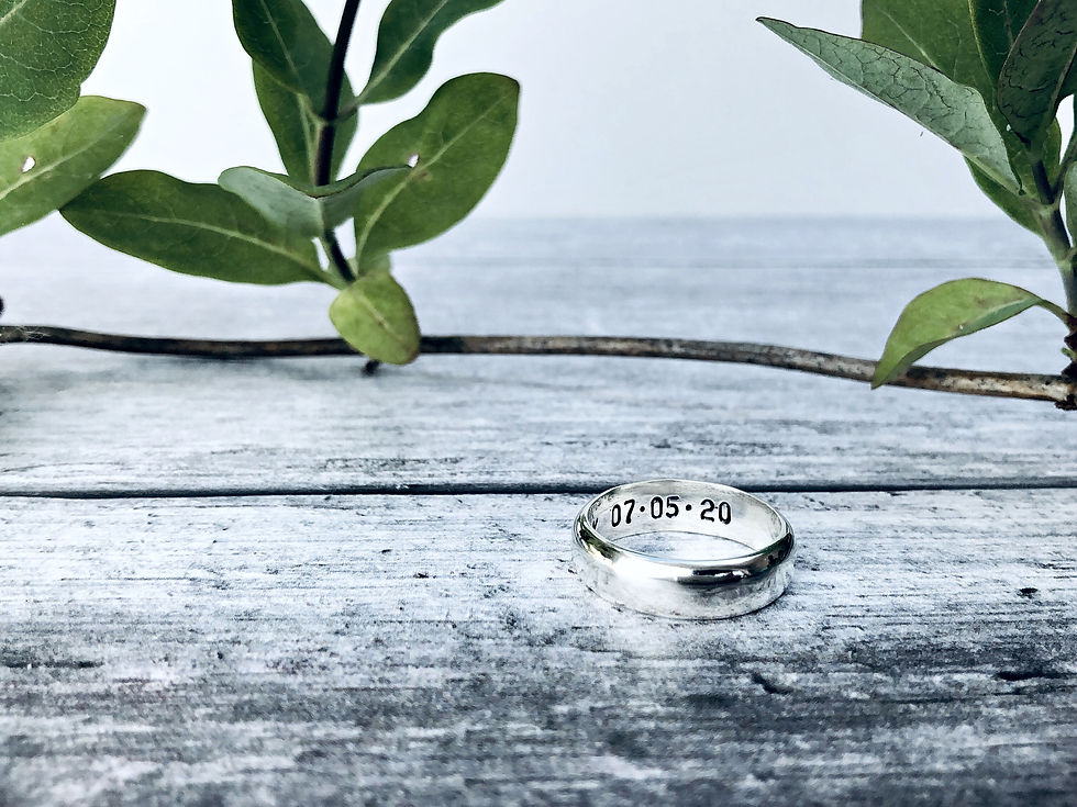 Shine - handmade wedding ring