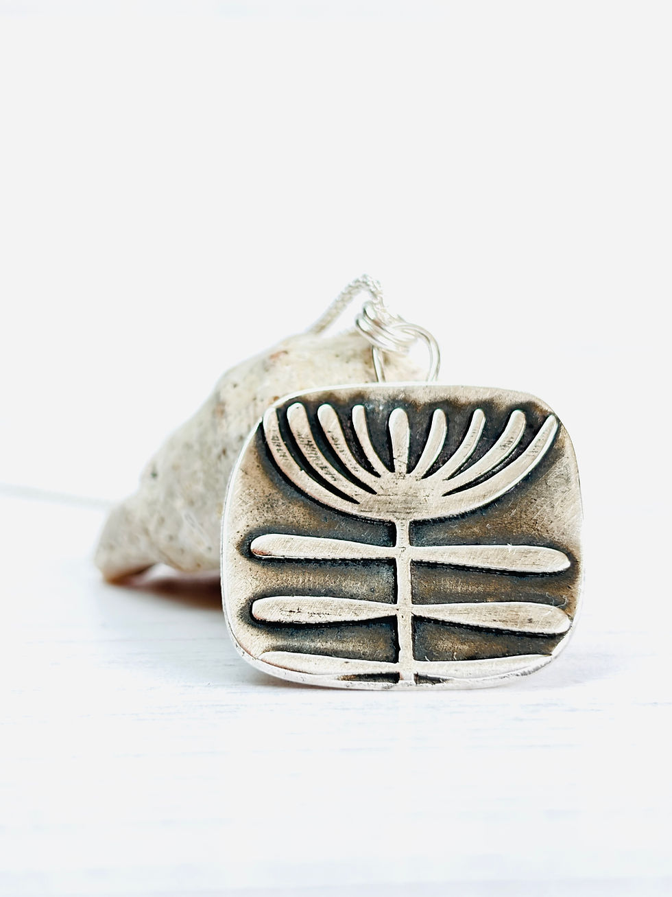 Thumbnail: 'Wild' - handcrafted Silver necklace