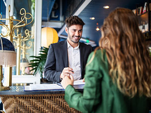 Front desk interaction