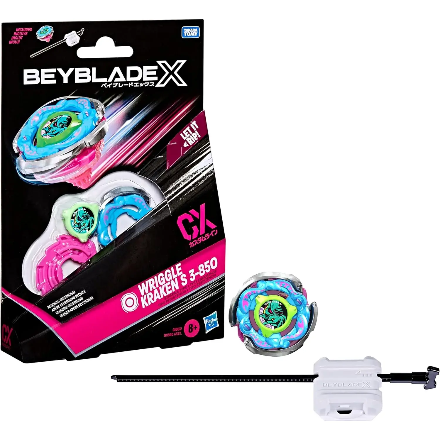 [Hasbro] Beyblade X Wriggle Kraken S 3-85O CX Starter Pack Set