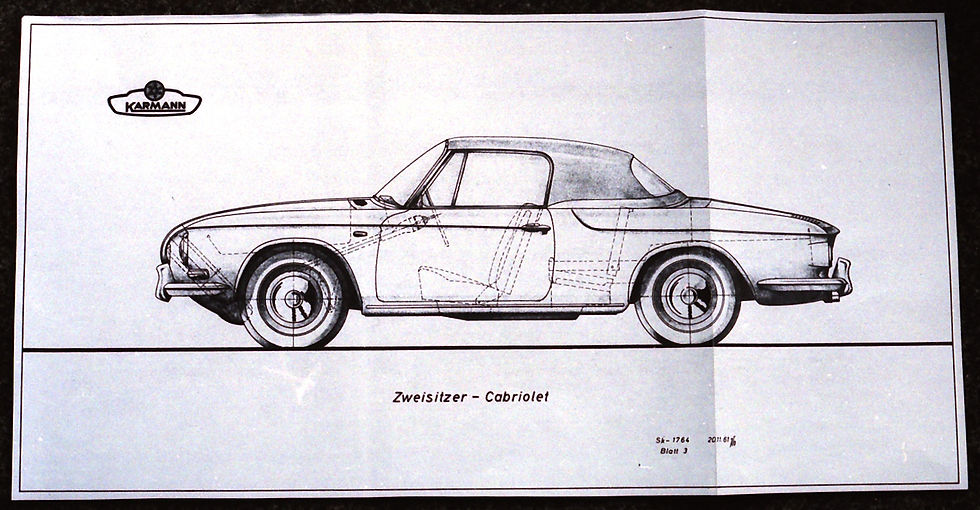 20 November 1961 Karmann Sketch