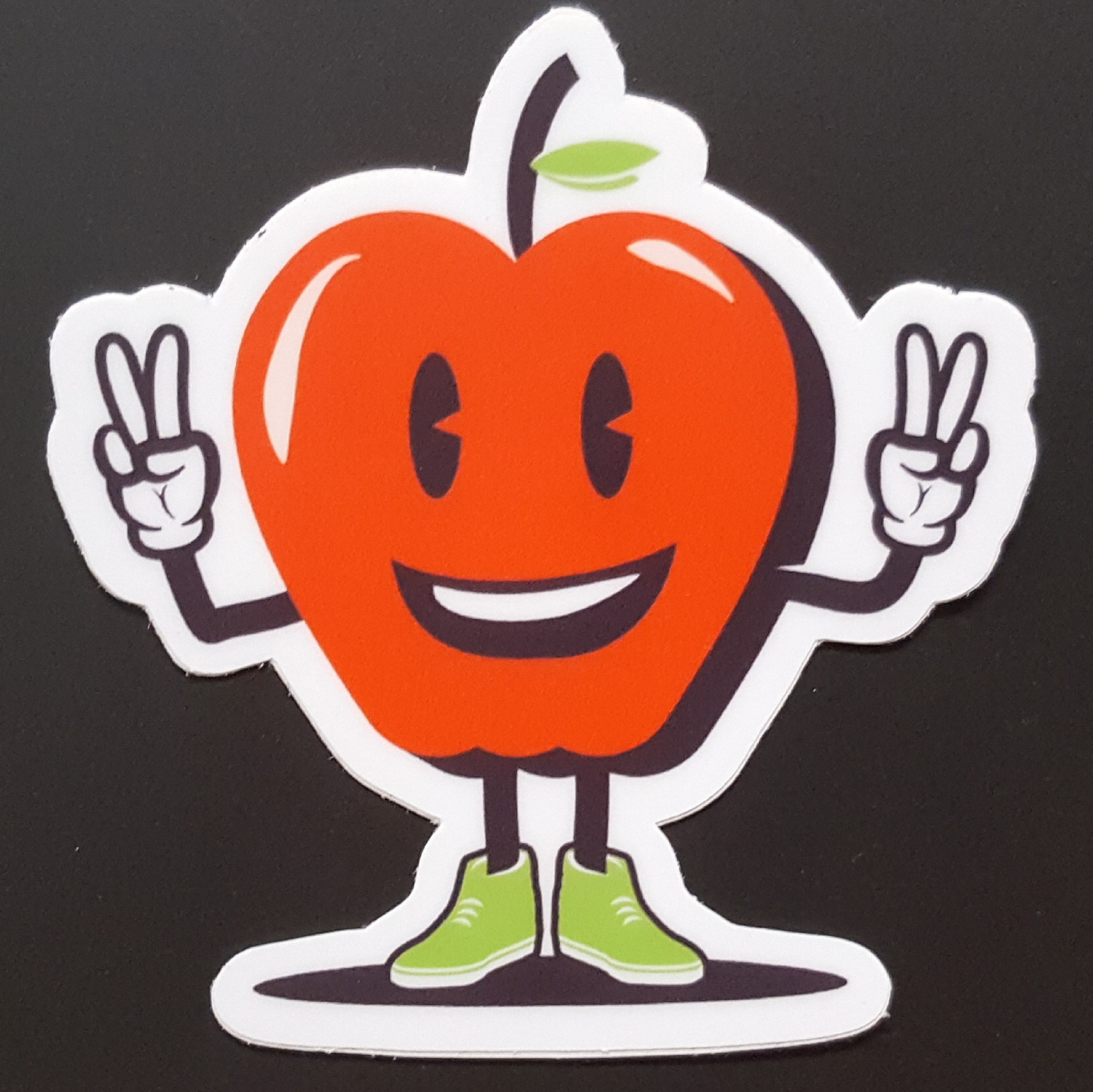 Evan Dahl Apple Sticker