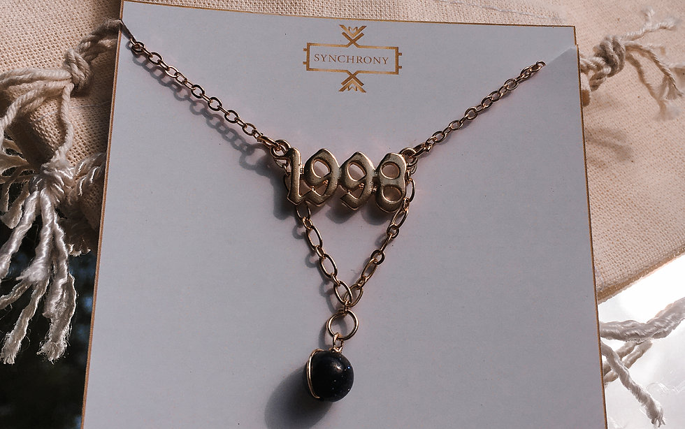 Collar 97, 98 Aventurina Azul