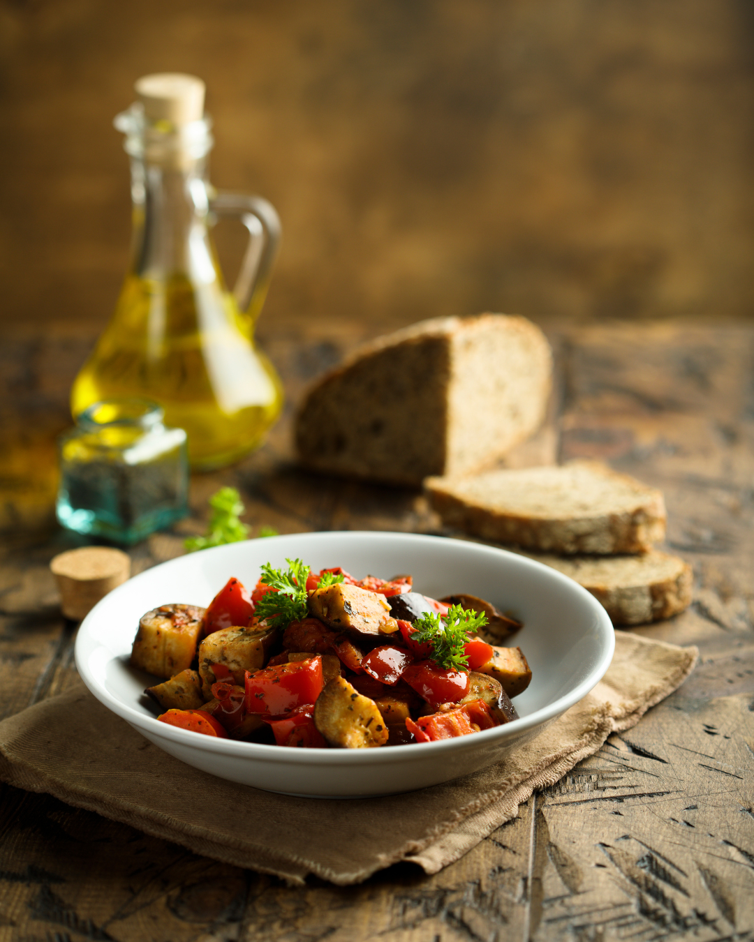 Caponata de berinjela apimentada