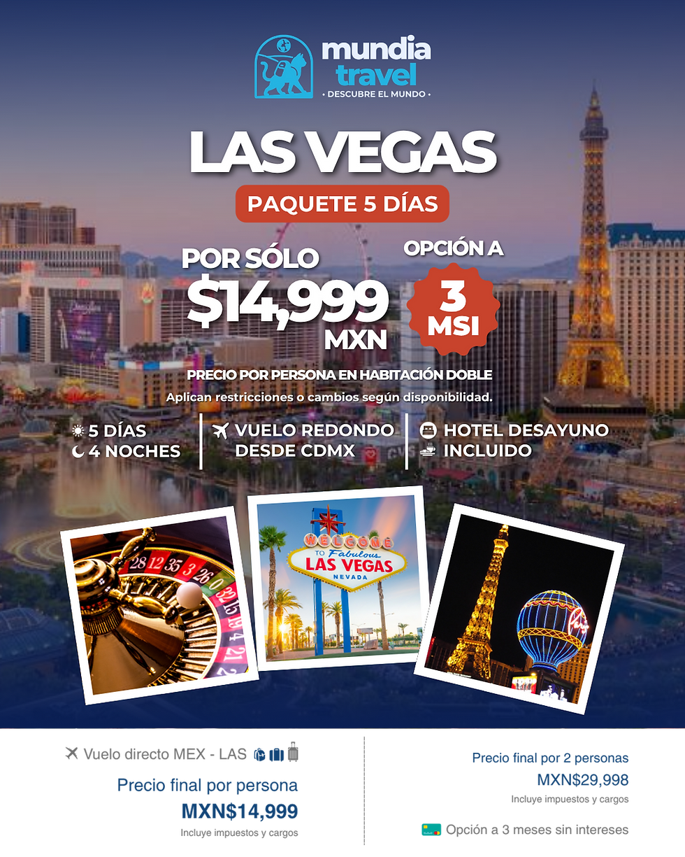 Paquete Las Vegas