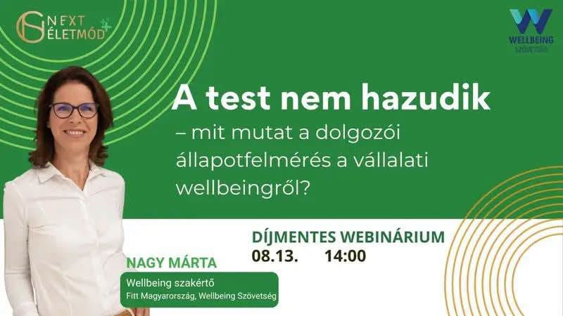 A test nem hazudik - díjmentes webinárium