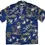 Thumbnail: Japanese Cranes Navy Hawaiian Shirt