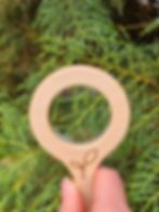 Thumbnail: Mini Wooden Magnifying Glass