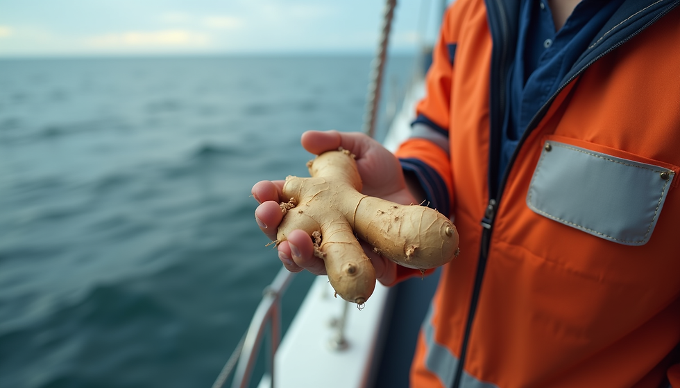 Ginger Root for Sea Sickness