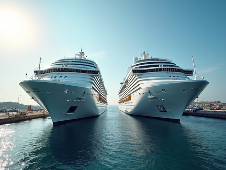 MSC Cruise Ships Docked