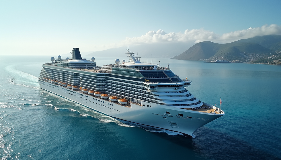 Massive Cruise Ship on the Water