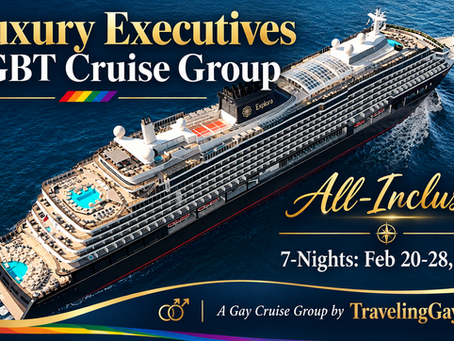 Agenda: Luxury Executives LGBT Cruise: Feb 19-26, 2028 onboard Explora Journeys
