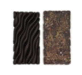 Chocolate negro  80% Ecuador Origen con romero, nibs de cacao