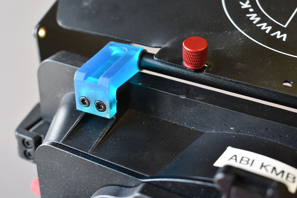 An image of a small camera part that we created in under 24 hours