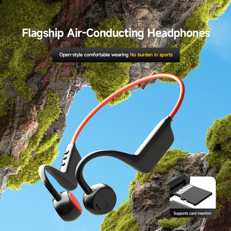 Bone Conduction Wireless Sports Headphones – IPX8 Waterproof Bluetooth 5.4