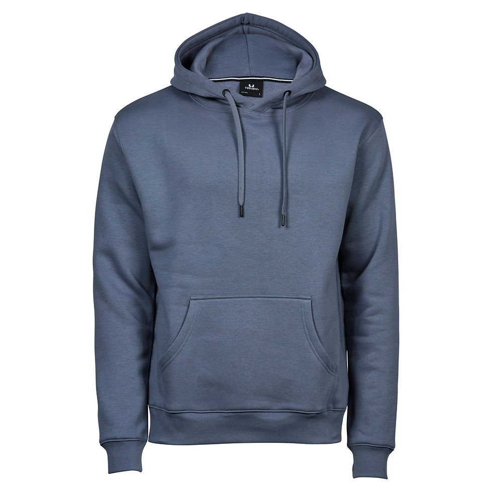 Miniatyrbild: Hooded sweatshirt Gråblå med eget tryck