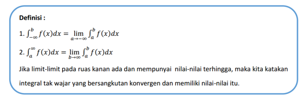 Integral Tak Wajar