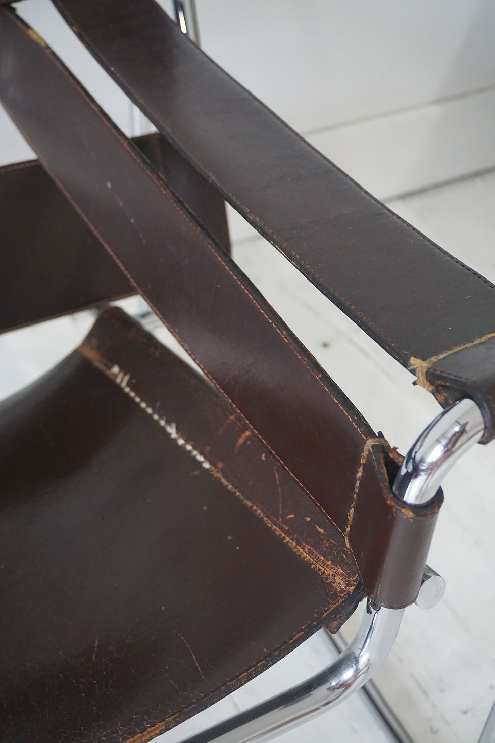 Thumbnail: vintage wassily chair, marked stendig