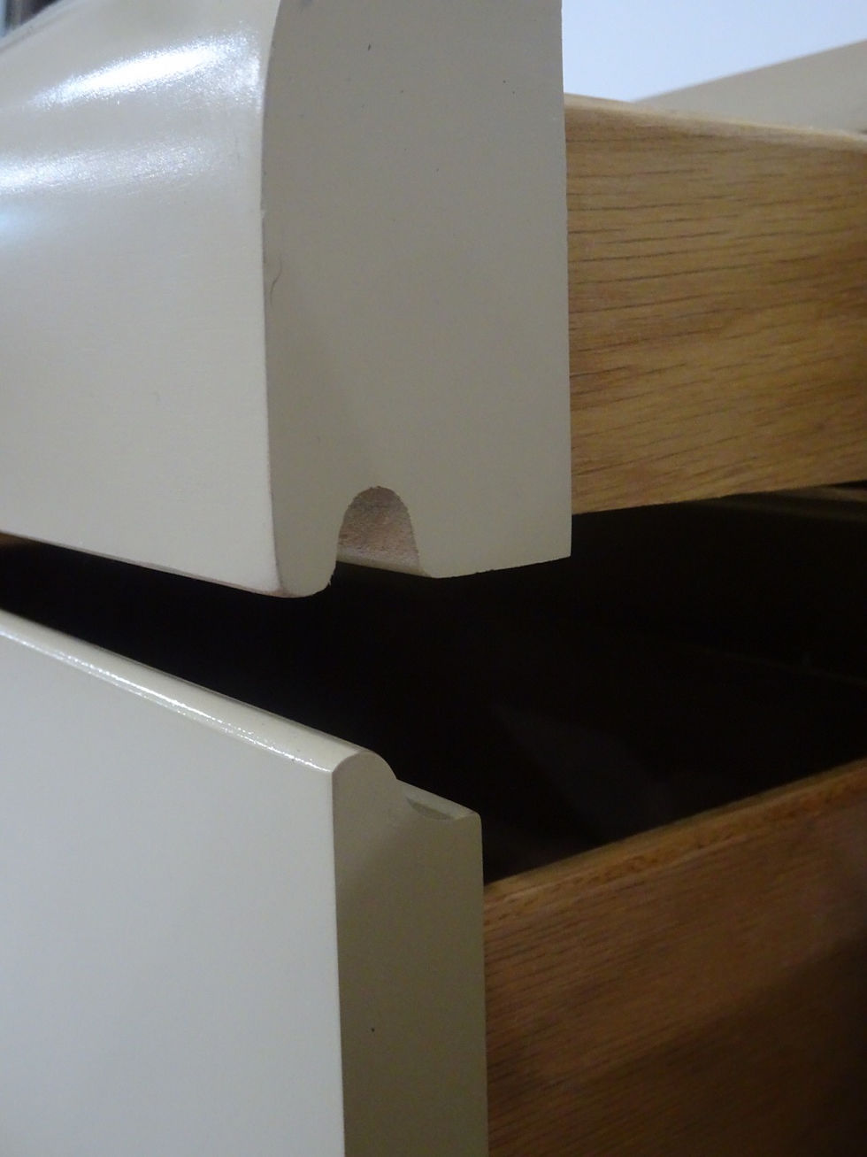Thumbnail: lane furniture beige laminate 3-drawer nightstands