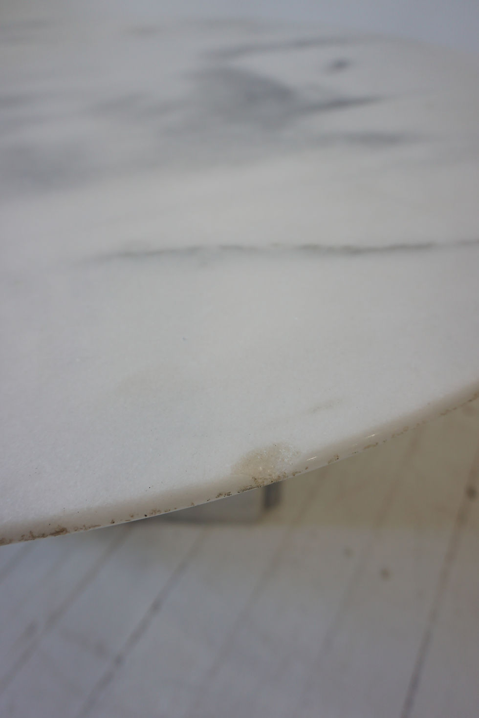 Thumbnail: vintage white marble coffee table