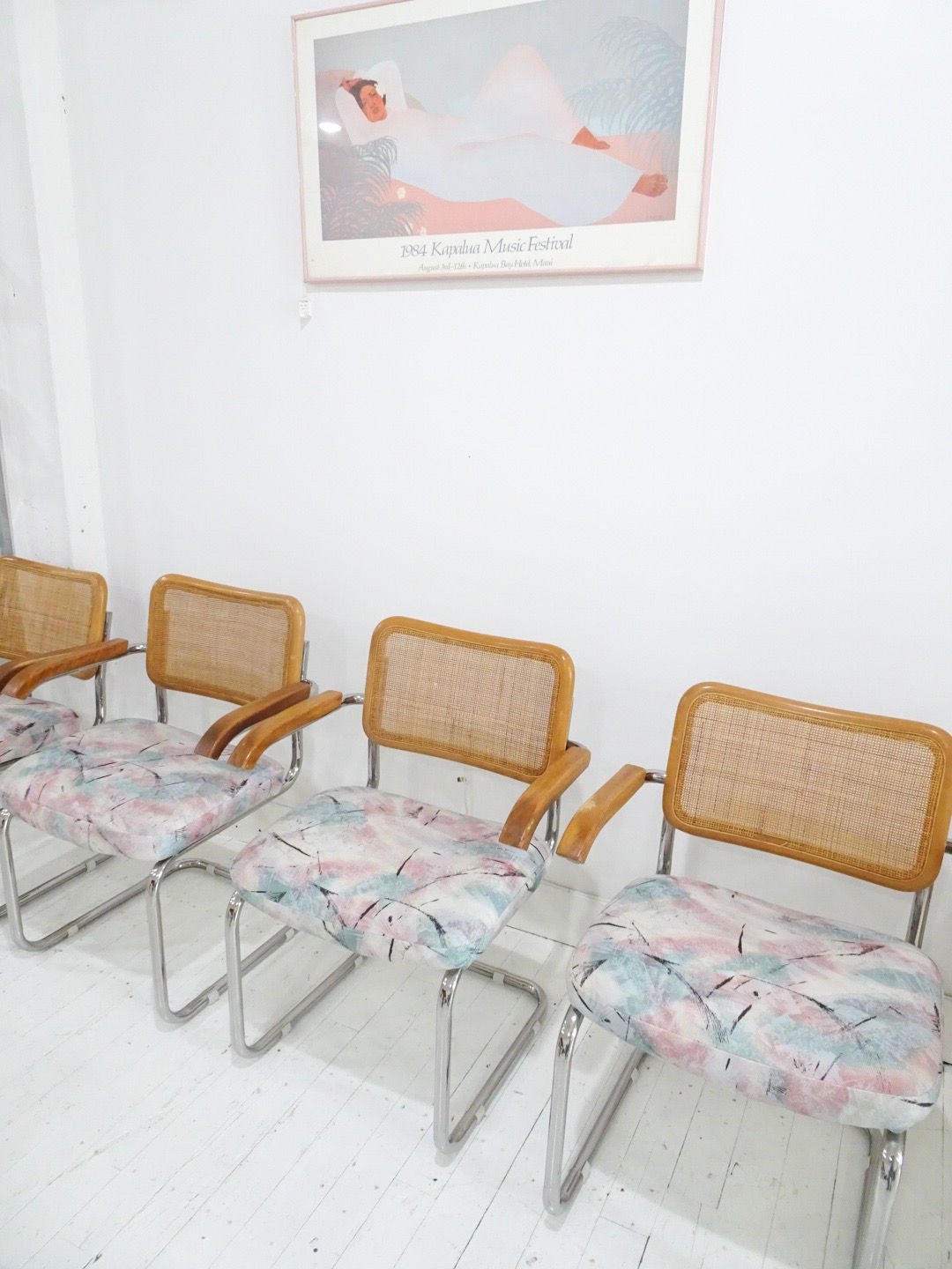 vintage armed cesca chairs