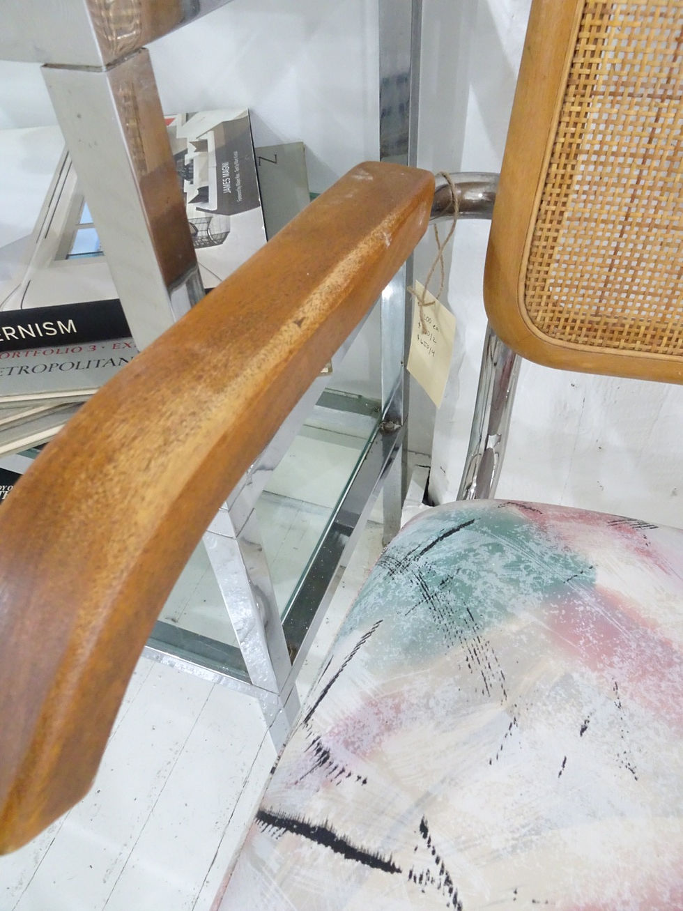 Thumbnail: vintage armed cesca chairs