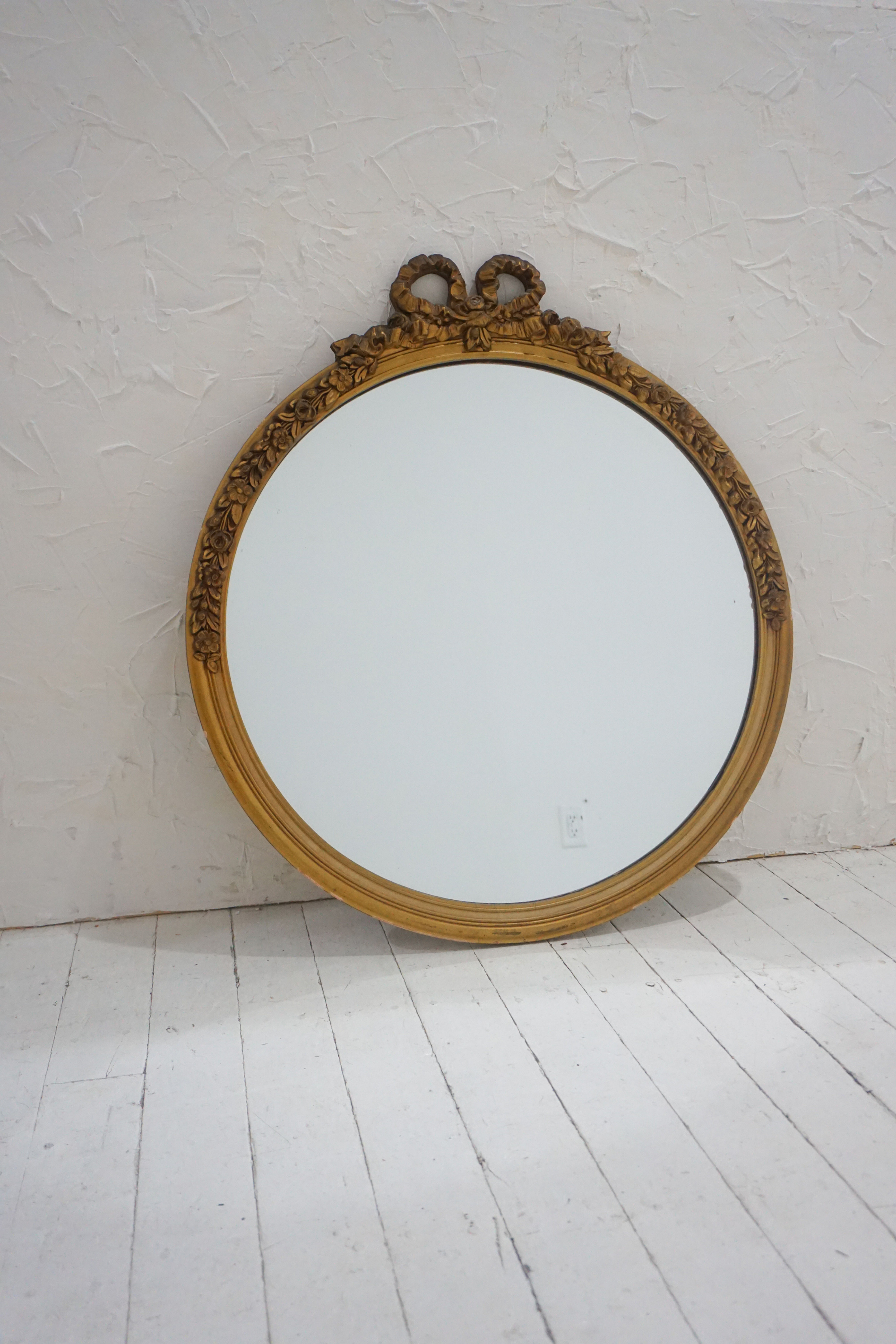 gold gilt style mirror