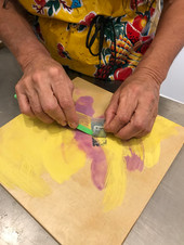 Sherrie Posternak finalizing a transfer