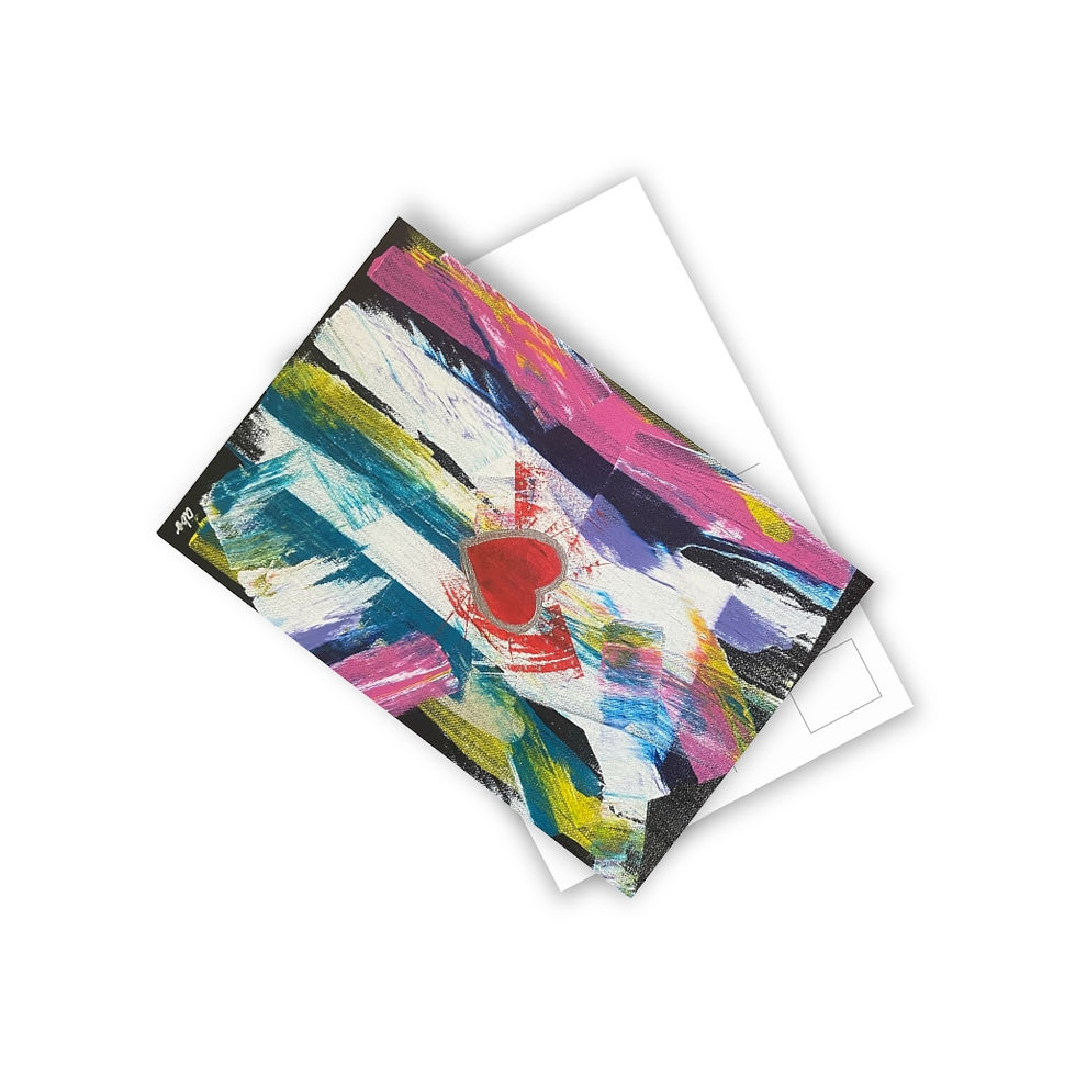 Thumbnail: "Beth Okeon - Heart" Postcards (10pcs)