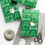 Thumbnail: "Let It Snow Mane" Green Gift Wrapping Paper Roll, 1pc