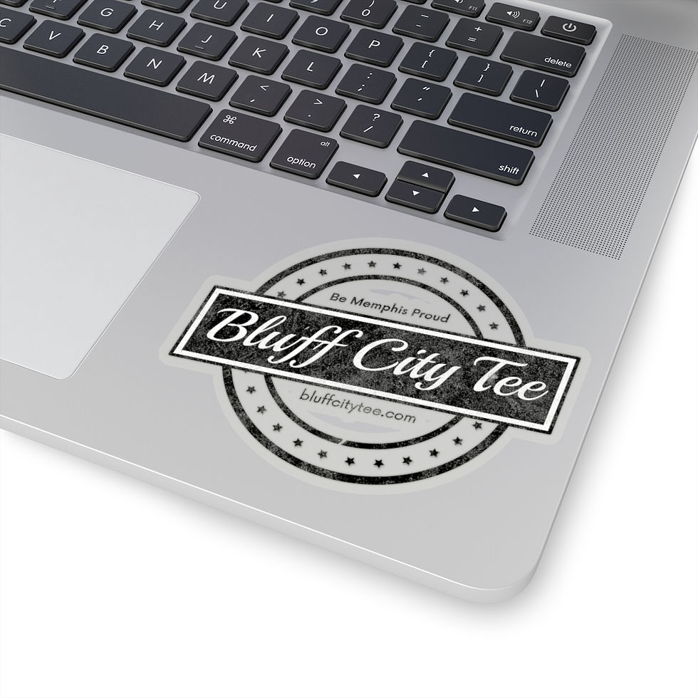 Thumbnail: "BluffCity Tee" Kiss-Cut Stickers