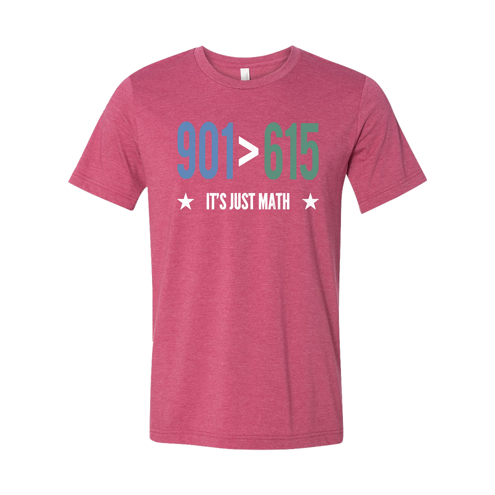 Thumbnail: "901 > 615" Tee - Blue/Green