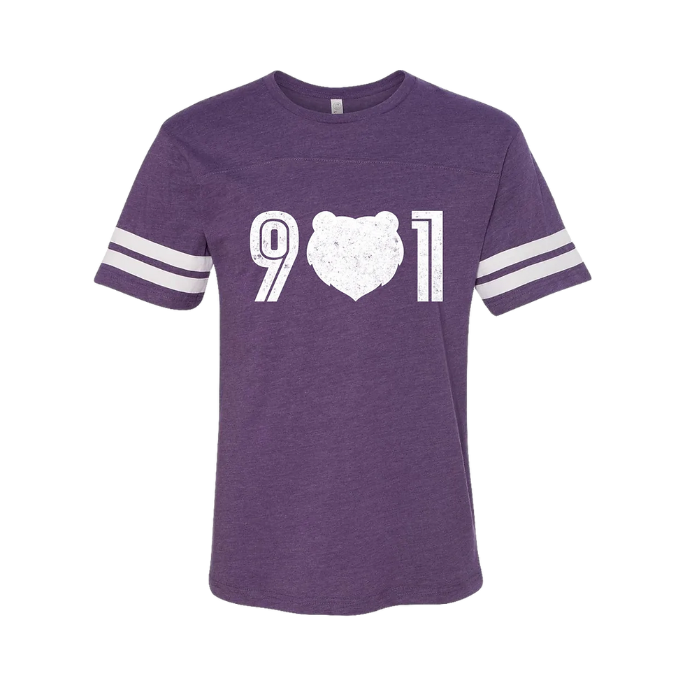 Thumbnail: "901 Grizz Face - White" Jersey Tee