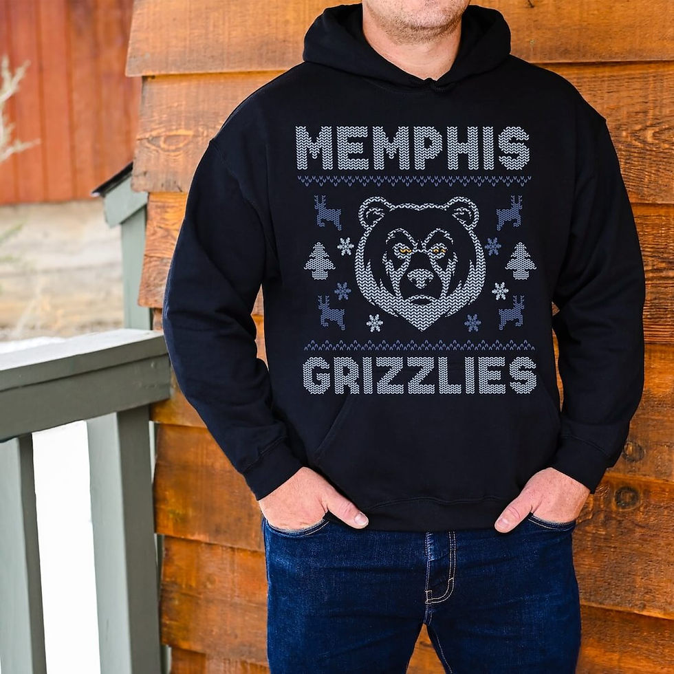 Thumbnail: Grizzmas Cheer Lightweight French Terry Hoodie