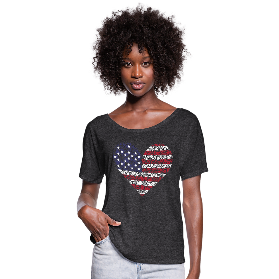 Thumbnail: "American Heart" Women's Flowy Tee