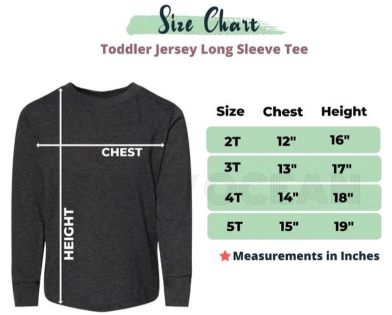 Thumbnail: "Tiny Valentine" Toddler Long Sleeve Tee