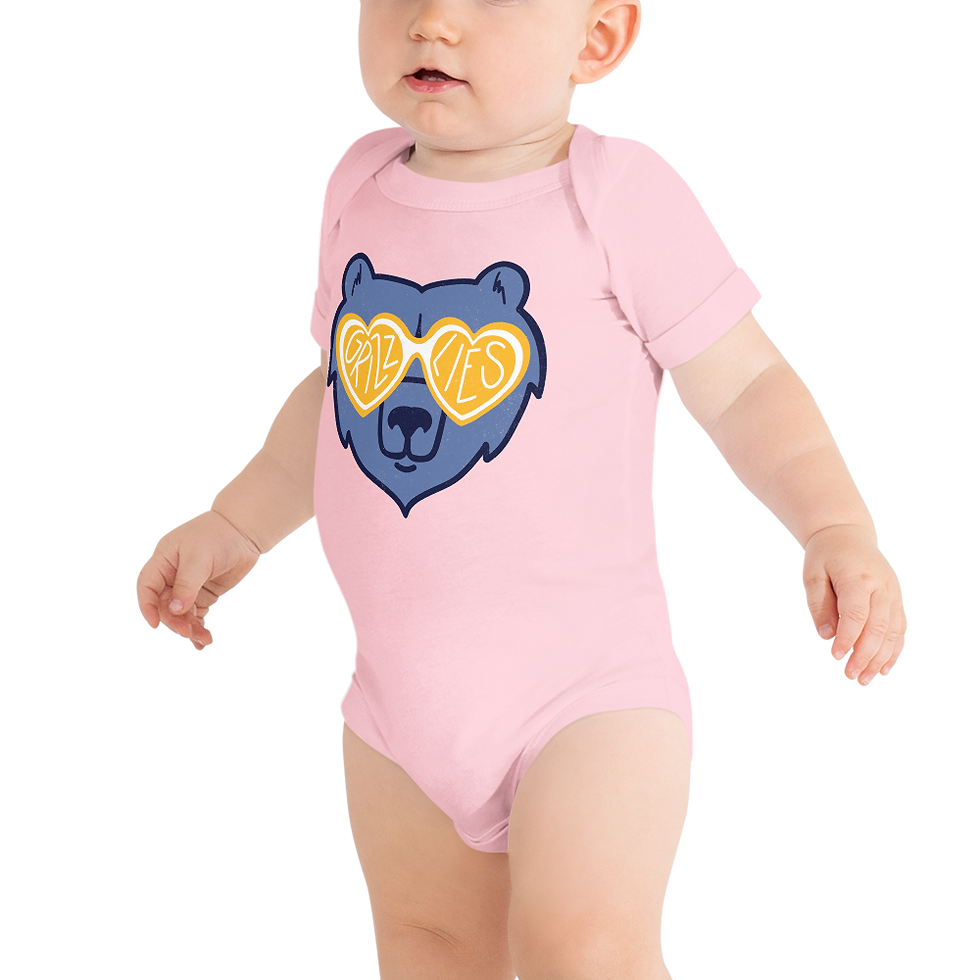Thumbnail: "Grizz Glasses" Baby Onesie