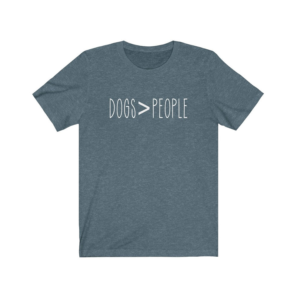 Thumbnail: "Dogs > People" Tee