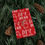 Thumbnail: "Let It Snow Mane" Red Gift Wrapping Paper Roll, 1pc