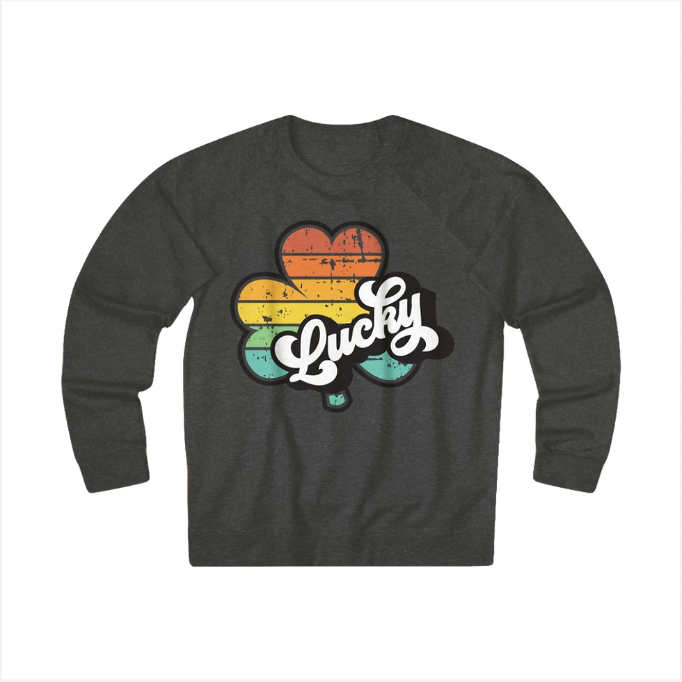 Thumbnail: "Retro Lucky" Lightweight French Terry Crew