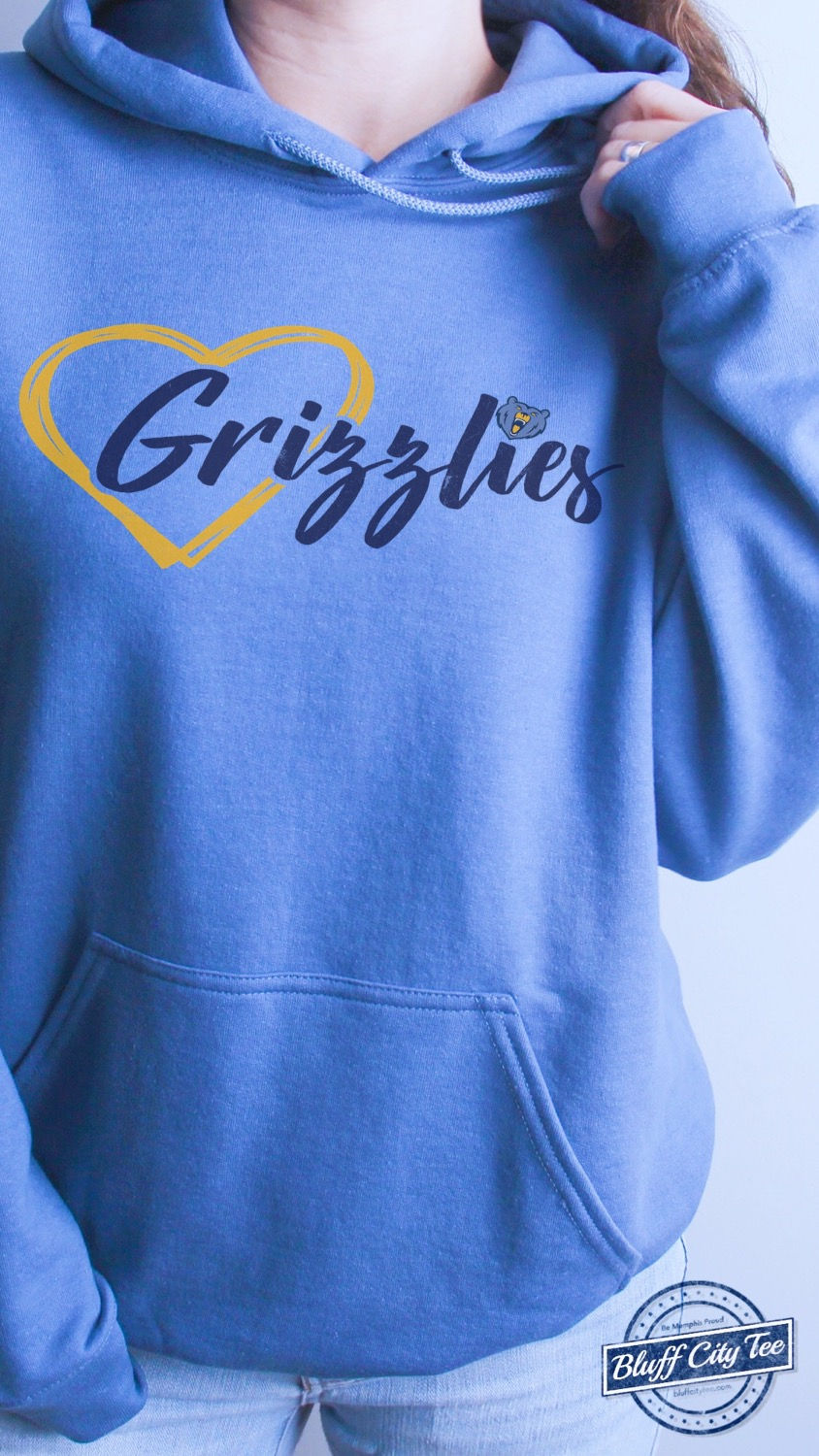Thumbnail: "Grizzlies Love" Lightweight French Terry Hoodie
