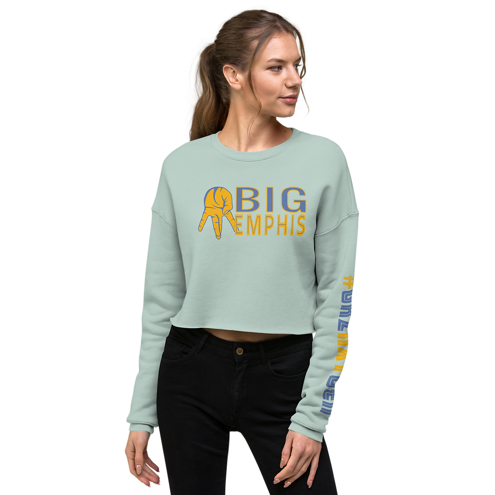 Thumbnail: "Big Memphis" Fleece Cropped Crew