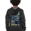 Thumbnail: the block panther Jaren Jackson Jr #13 Memphis Grizzlies Dark Grey Heather Youth Fleece Hoodie Back on male black model
