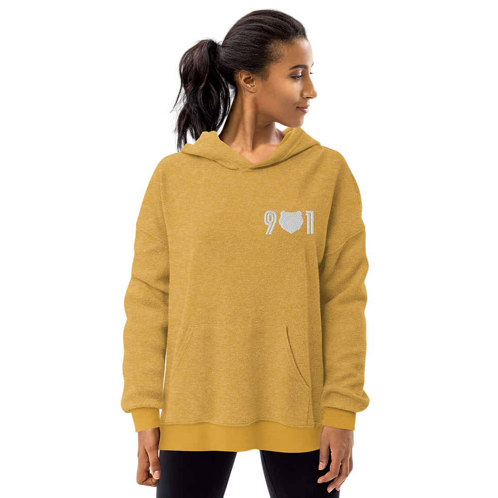Thumbnail: "901 Grizz Face" Embroidered Sueded Fleece Hoodie