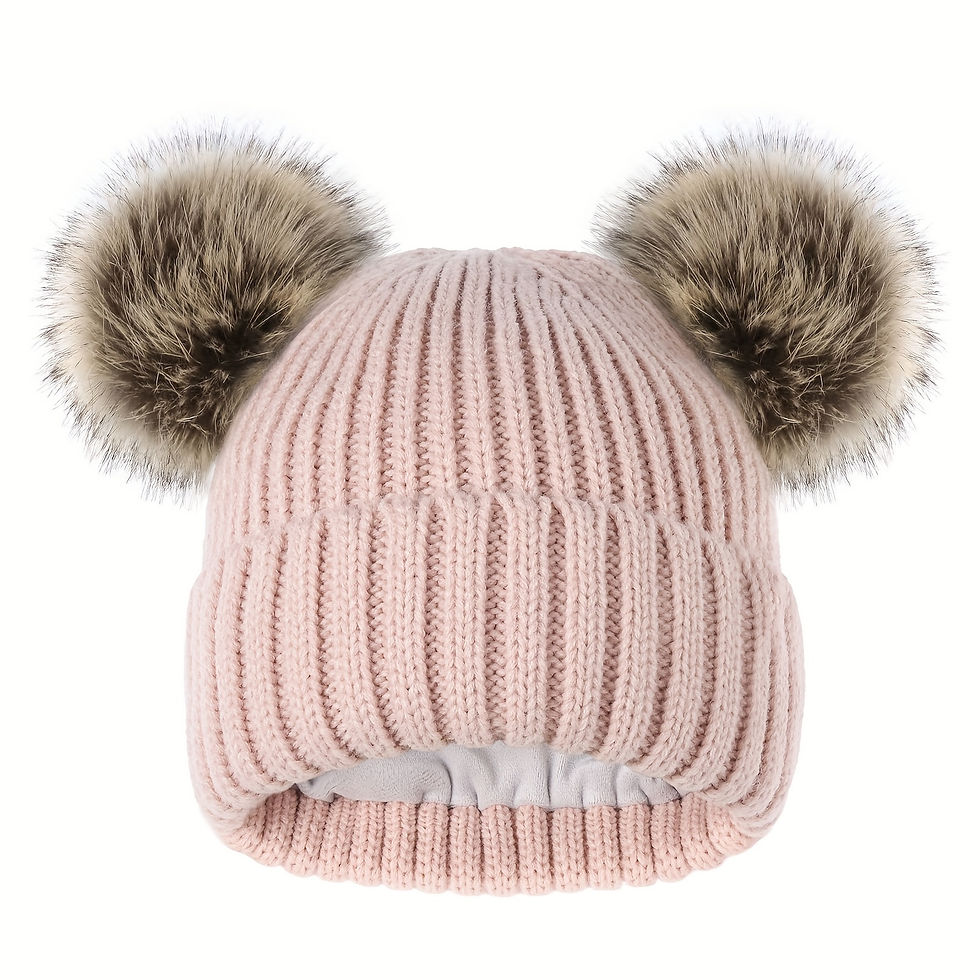 Thumbnail: WInter Whimsey Grizzly Bear Beanie