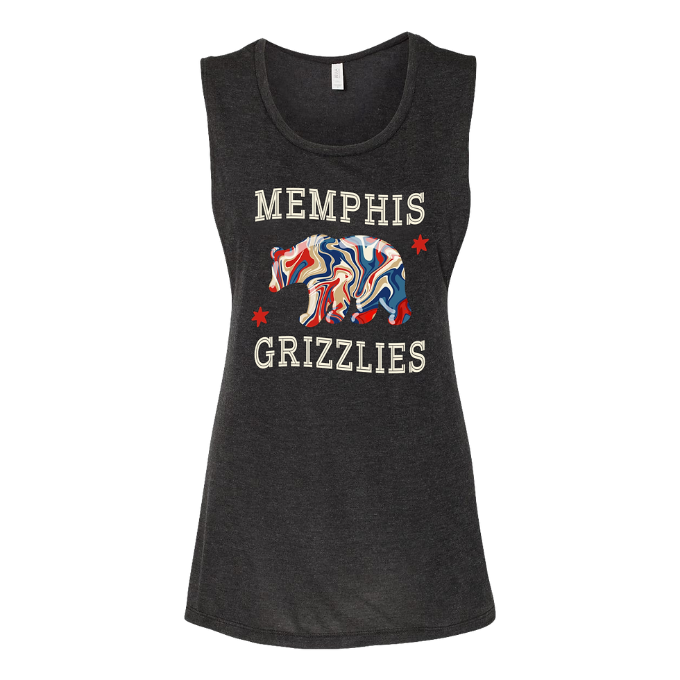 Thumbnail: "USA Grizzlies" Women's Flowy Muscle Tank
