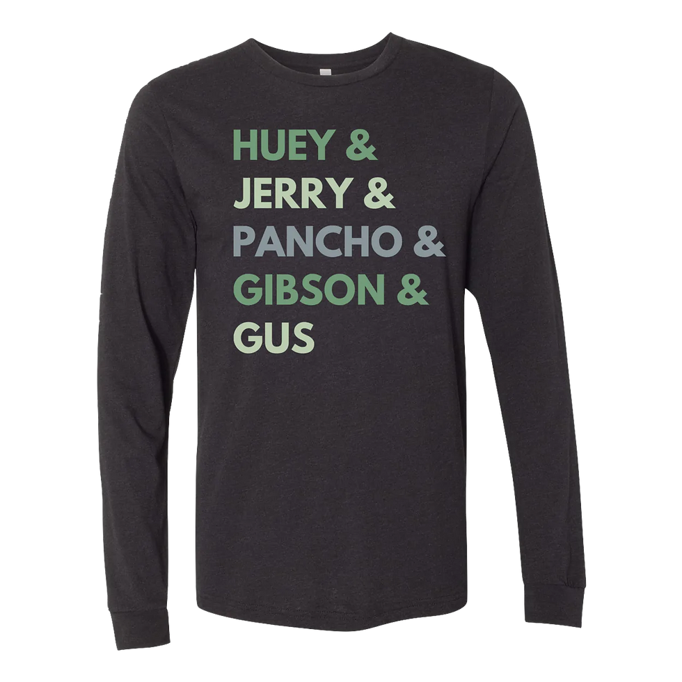 Thumbnail: "BluffCity Food Legends - Green" Long Sleeve Tee